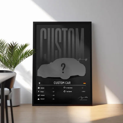 Créer un Tableau de Votre Voiture Personnalisée