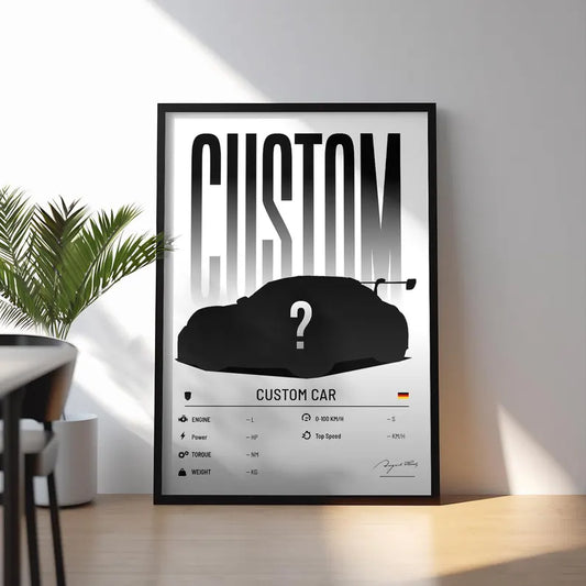 Créer un Tableau de Votre Voiture Personnalisée